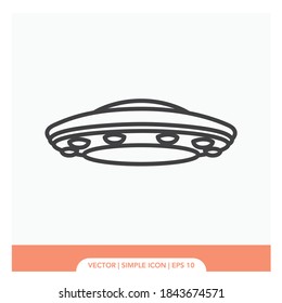 Ilustración de vectores de iconos de símbolo Ufo