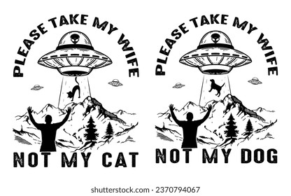 ufo t shirt design, ufo alien funny man t shirt design