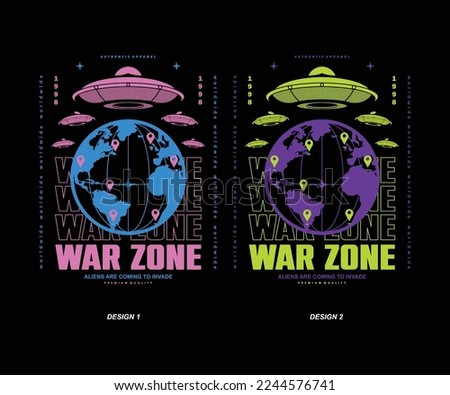 ufo t shirt design, vector graphic, typographic poster or tshirts street wear and Urban style