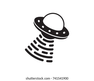 UFO Technology Logo Template Design Vector, Emblem, Design Concept, Creative Symbol, Icon

