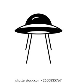 Ícone de Preenchimento de Objeto Voador Não Identificado UFO