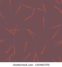 UFO urban camouflage of various shades of red, orange and purple colors. It is a colorful seamless pattern that can be used as a camo print for clothing and background and backdrop or wallpaper