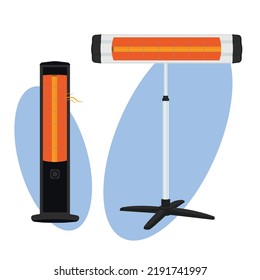 Ufo variants, standing heater illustration.