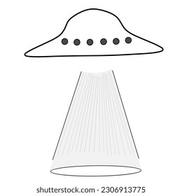 ufo vector background wallpaper images isolated on a white background.
