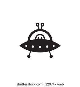 UFO vector icon illustration