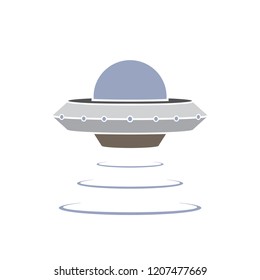 UFO vector icon illustration