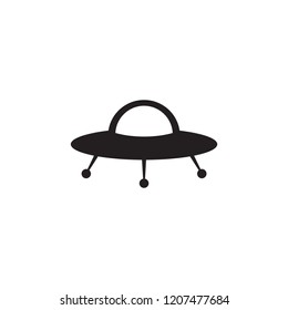 UFO vector icon illustration