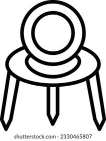 Ufo Vector Icon Line Style