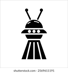 ufo vector icon line template