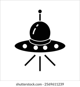 ufo vector icon line template