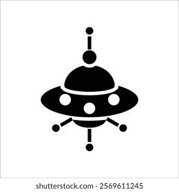 ufo vector icon line template