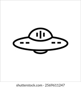 ufo vector icon line template