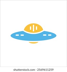 ufo vector icon line template