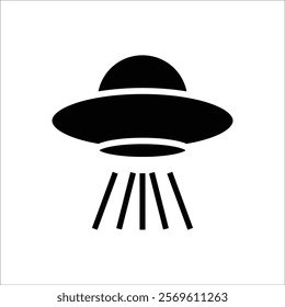 ufo vector icon line template