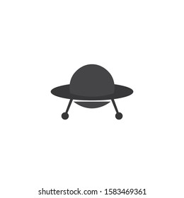 Ufo vector icon on a white background