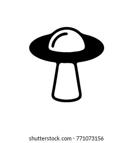 ufo vector icon. space symbol