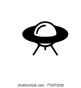 ufo vector icon. space symbol