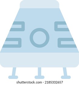 ufo  Vector illustration on a transparent background. Premium quality symmbols. Line Color vector icons for concept and graphic design. 
