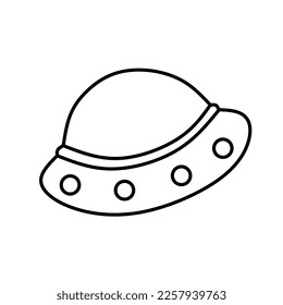 ufo vector illustration on white background