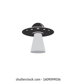 UFO vector logo template illustration design 