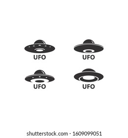 UFO vector logo template illustration design 