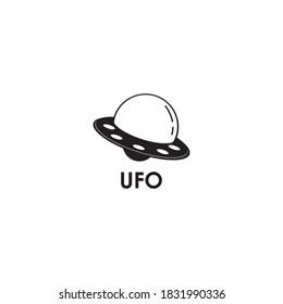 UFO vector logo template illustration design