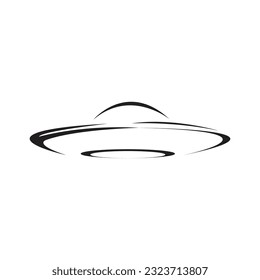 UFO vector logo template illustration design