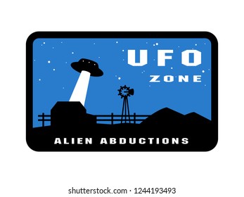 UFO zone emblem.