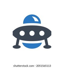 Ufology icon on white background