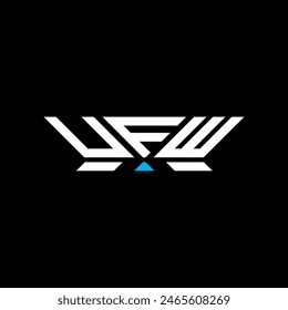 UFW letter logo vector design, UFW simple and modern logo. UFW luxurious alphabet design  
