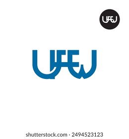 UFW Logo Letter Monogram Design