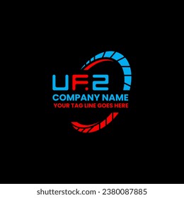 Diseño vectorial del logotipo de la letra UFZ, logotipo sencillo y moderno UFZ. Diseño lujoso del alfabeto UFZ  