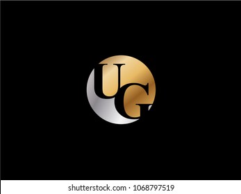 UG circle shape gold silver color design
