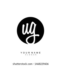 UG Initial beauty floral logo template