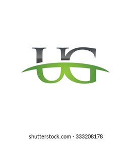 UG initial company green swoosh logo