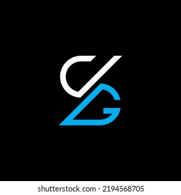 UG letter logo creative design with vector graphic, UG simple and modern logo.