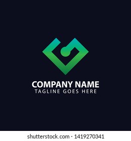 UG LETTER LOGO TEMPLATE - MONOGRAM LOGO DESIGN - VECTOR