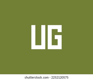 UG Logo design vector template