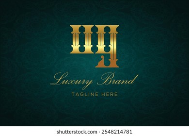 UG LUXURY LETTER LOGO DESIGN. It is a luxury letter monogram logo, this logo is made by combining two letters