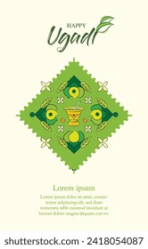 ugadi festival creative design vector illustration