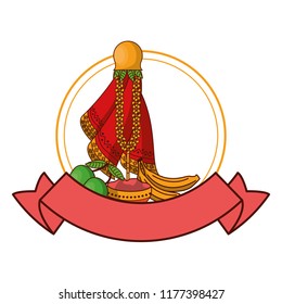 Ugadi indian emblem