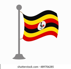 uganda flag mast