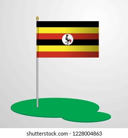 Uganda Flag Pole