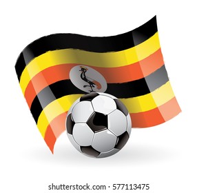 Uganda Flag Waving football