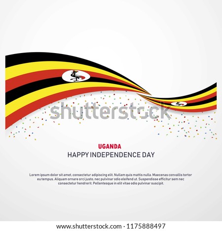 Uganda Happy independence day Background