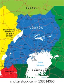 Uganda Map