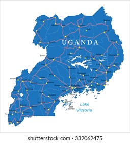 Uganda Map