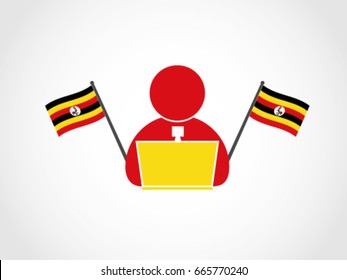 Uganda Office Worker