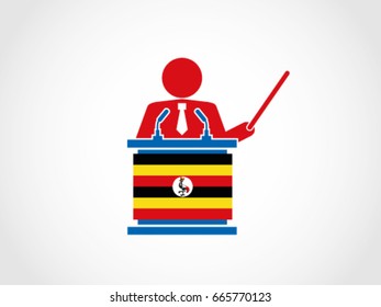 Uganda Podium Analyze Speech