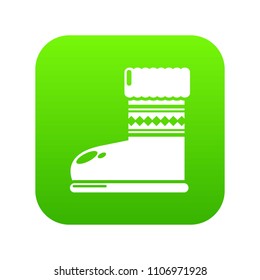 Ugg boots icon. Simple illustration of ugg boots vector icon for web